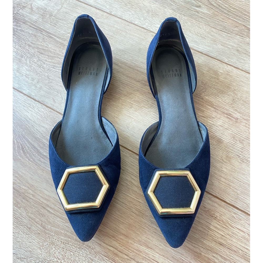 Stuart Weitzman suede flats